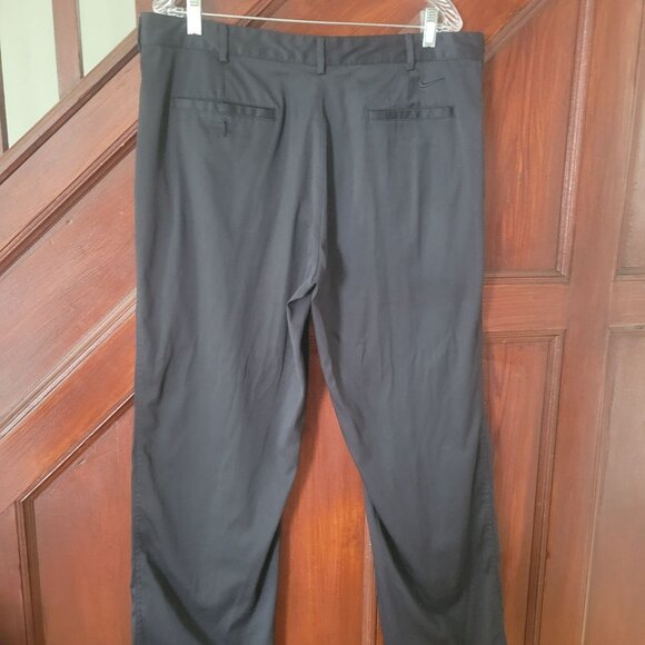 Nike Golf Dri-Fit Mens Black Pants Size 36x30 Polyester Blend - Picture 8 of 8